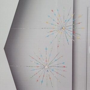 New In Box! Wondershop Vibrant LED Starburst Lights